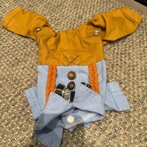 Build-A-Bear- Outfit Collard Shirt with Bow Tie
